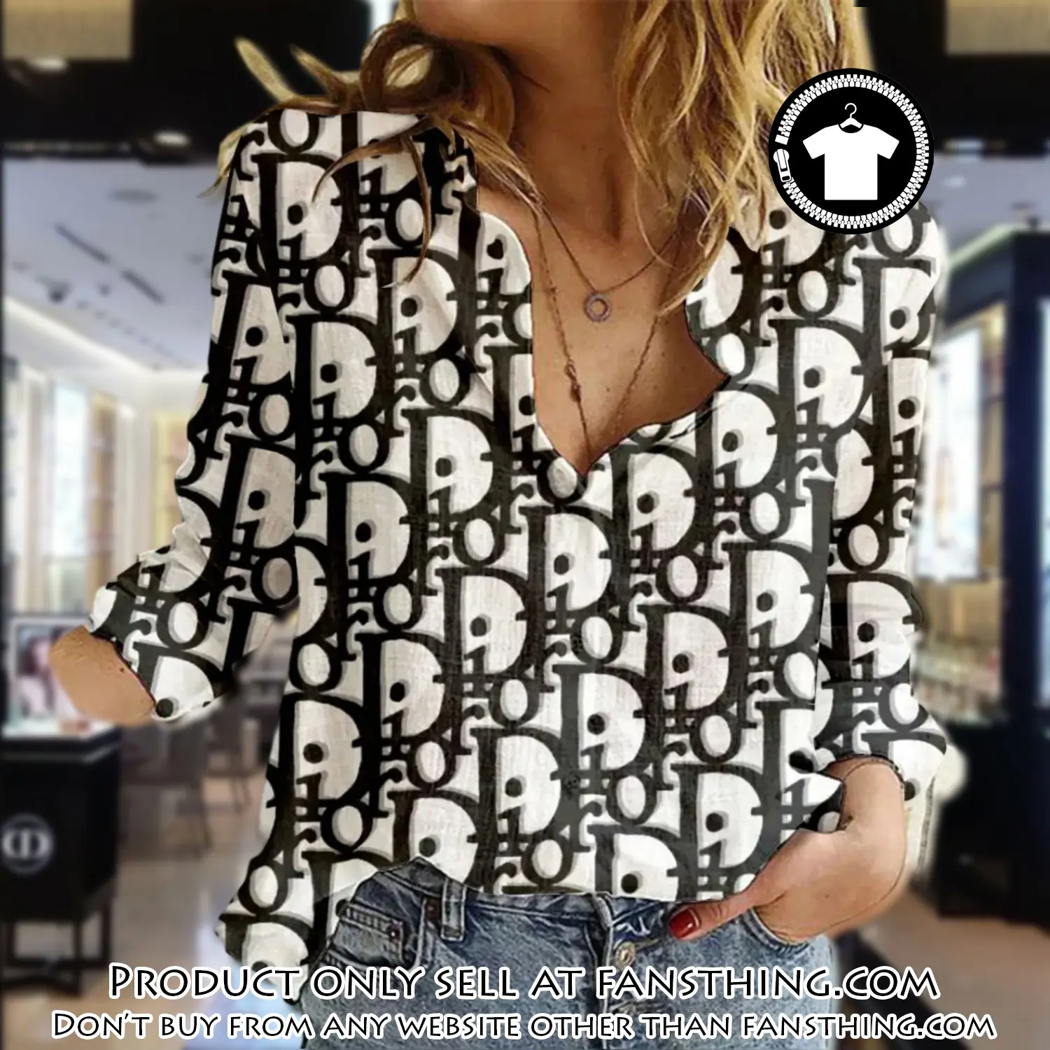 Dior luxury women casual shirt linen shirt wcs1025 fst0249935